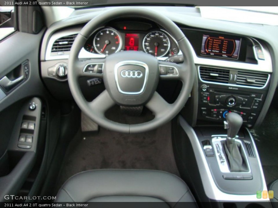 Black Interior Dashboard for the 2011 Audi A4 2.0T quattro Sedan #39030231