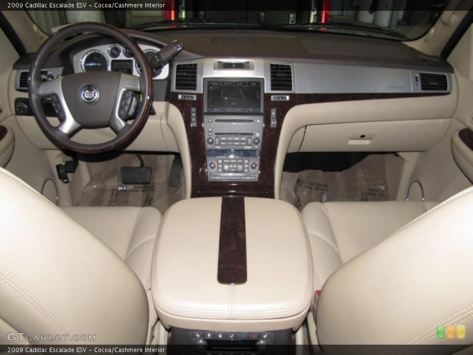 Cocoa/Cashmere Interior Dashboard for the 2009 Cadillac Escalade ESV #39030847