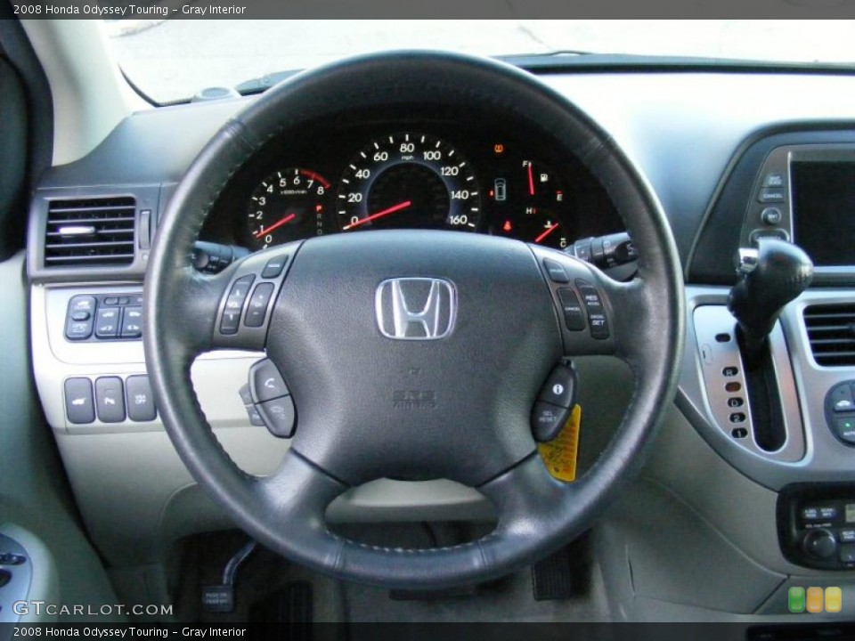 Gray Interior Steering Wheel for the 2008 Honda Odyssey Touring #39031355