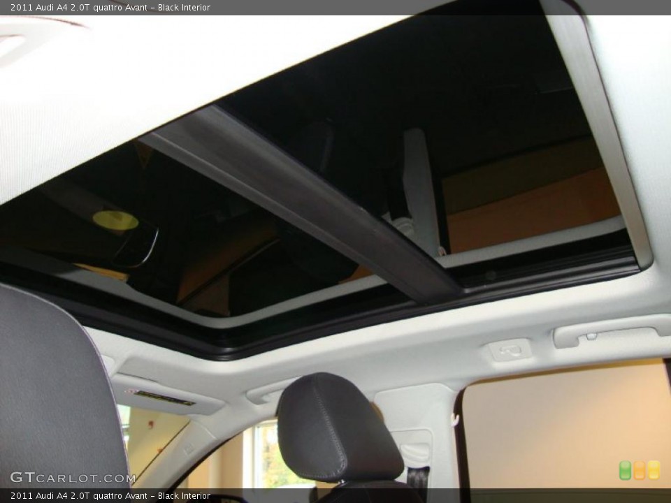 Black Interior Sunroof for the 2011 Audi A4 2.0T quattro Avant #39031359