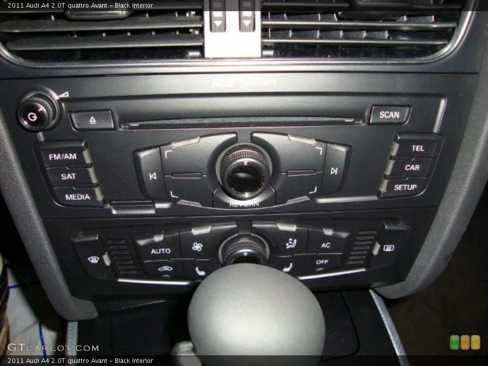 Black Interior Controls for the 2011 Audi A4 2.0T quattro Avant #39031427