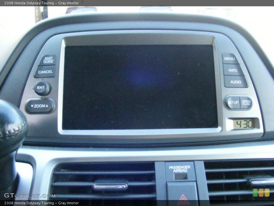 Gray Interior Navigation for the 2008 Honda Odyssey Touring #39031431