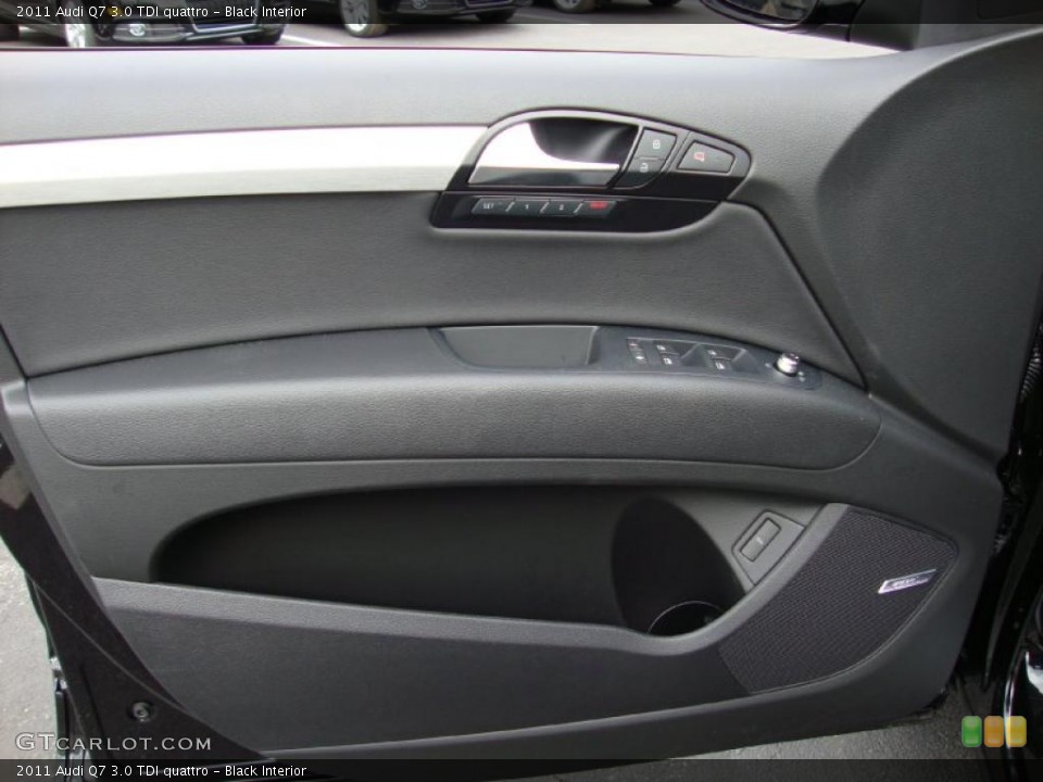 Black Interior Door Panel for the 2011 Audi Q7 3.0 TDI quattro #39031643