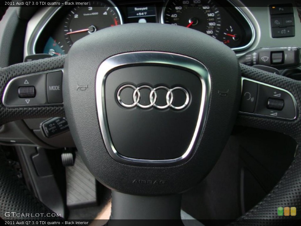 Black Interior Controls for the 2011 Audi Q7 3.0 TDI quattro #39031967