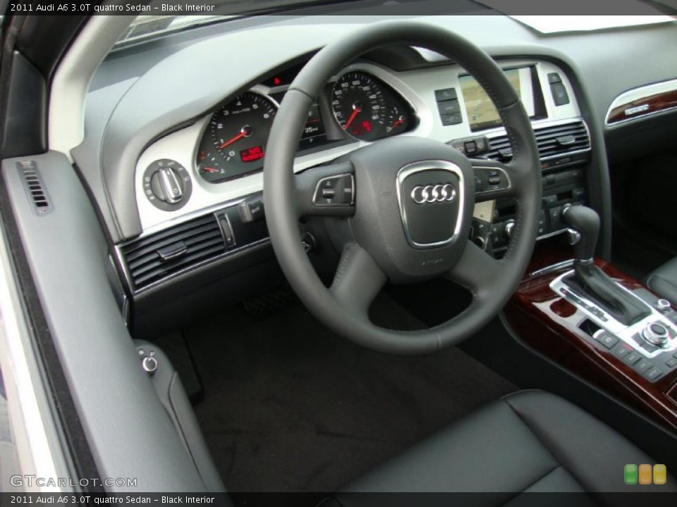 Black Interior Steering Wheel for the 2011 Audi A6 3.0T quattro Sedan #39032152