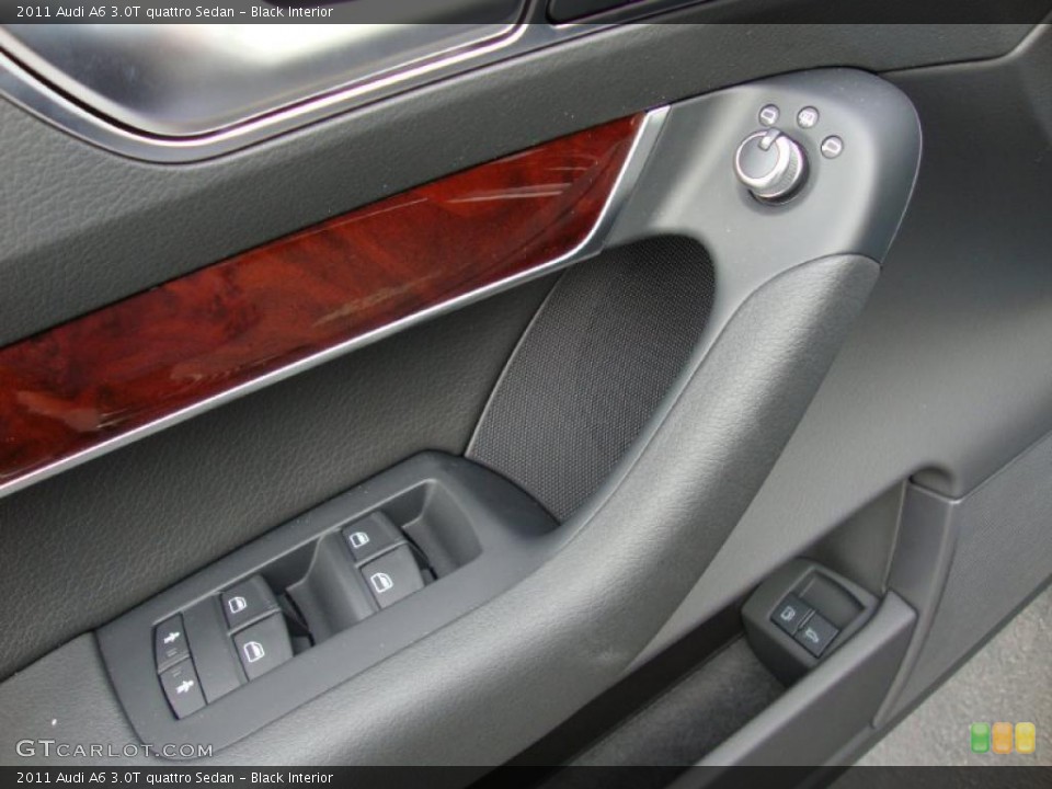 Black Interior Controls for the 2011 Audi A6 3.0T quattro Sedan #39032200