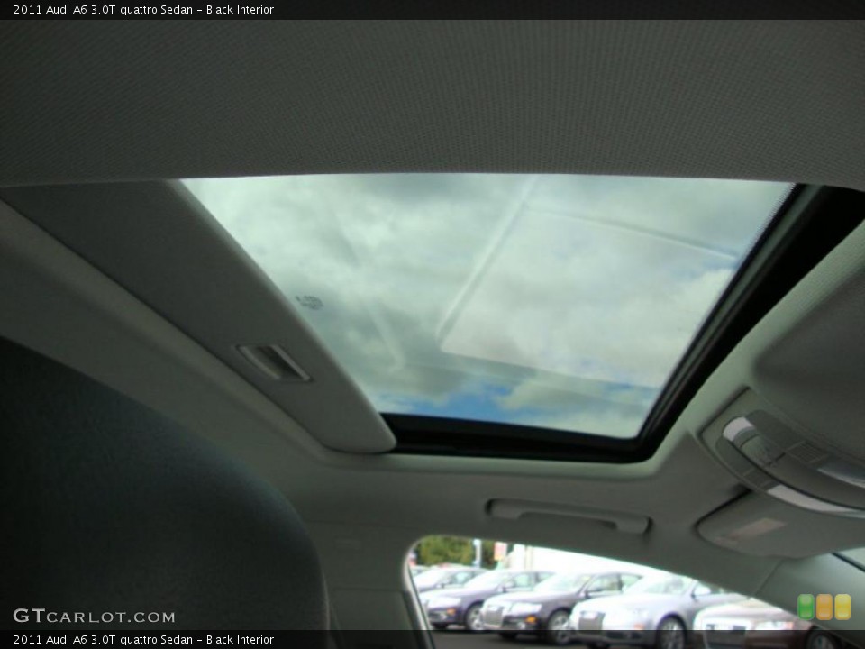 Black Interior Sunroof for the 2011 Audi A6 3.0T quattro Sedan #39032293