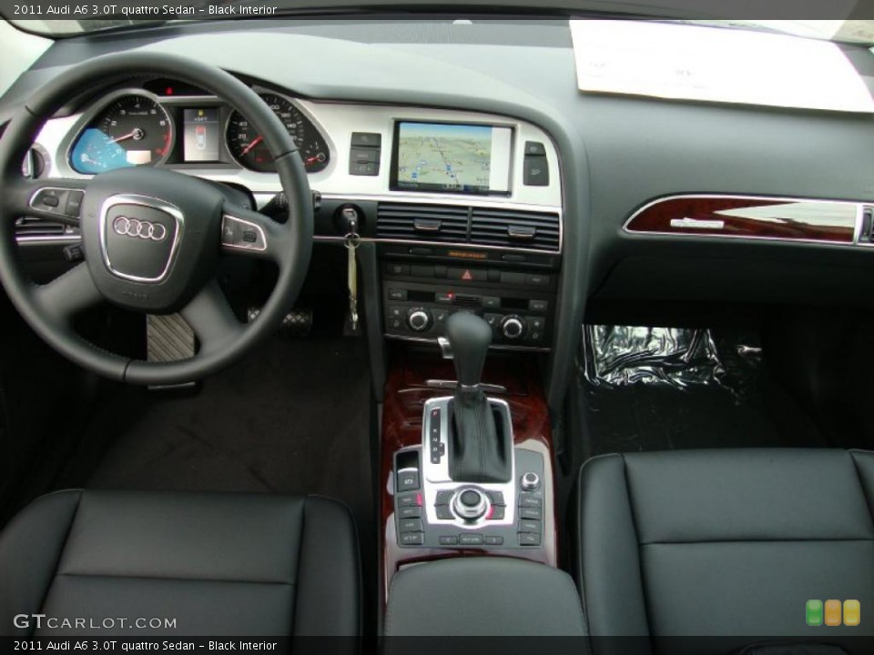 Black Interior Dashboard for the 2011 Audi A6 3.0T quattro Sedan #39032370