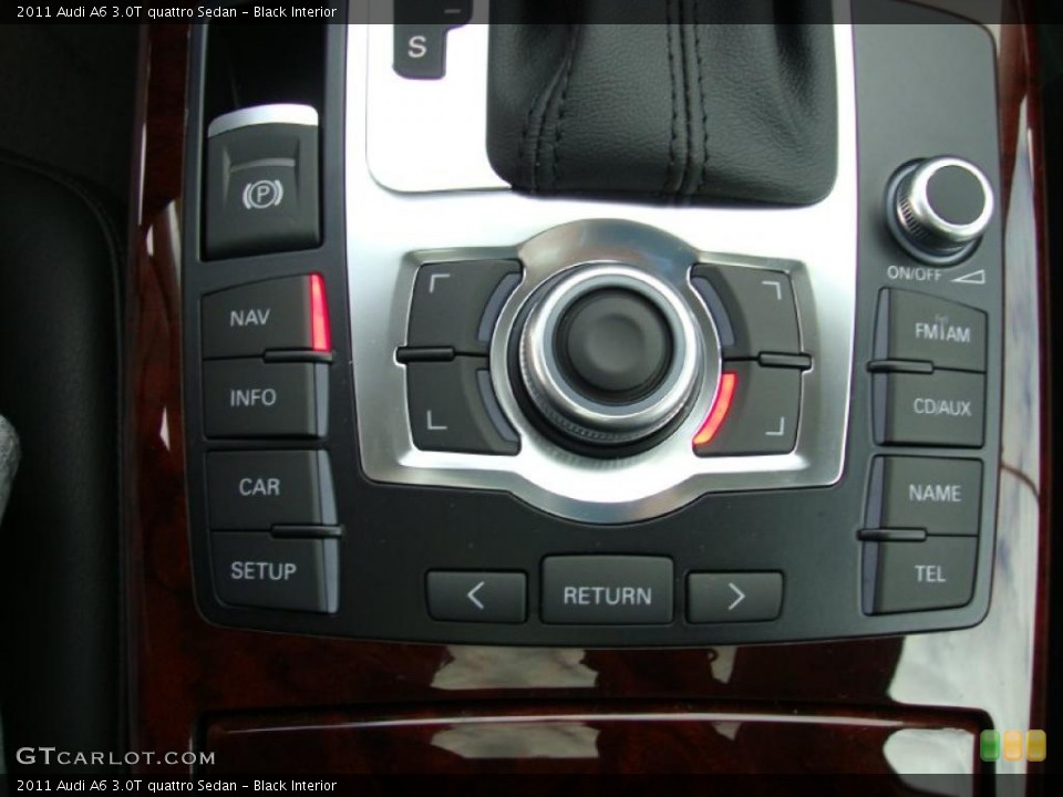 Black Interior Controls for the 2011 Audi A6 3.0T quattro Sedan #39032506