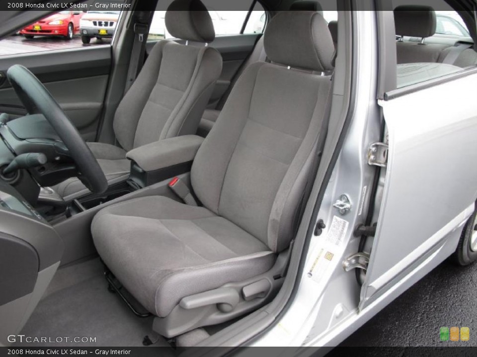 Gray Interior Photo for the 2008 Honda Civic LX Sedan #39032939