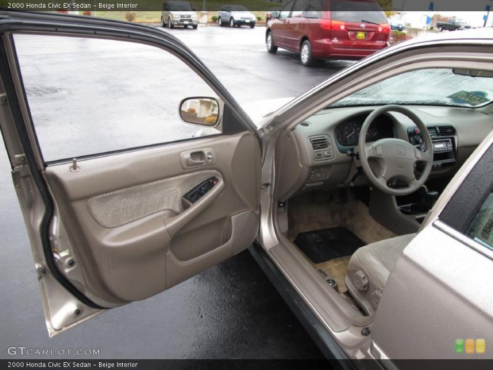 Beige Interior Photo for the 2000 Honda Civic EX Sedan #39033248