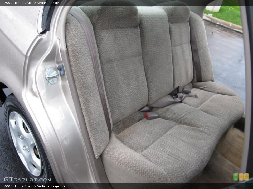 Beige Interior Photo for the 2000 Honda Civic EX Sedan #39033313
