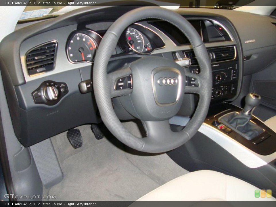 Light Grey Interior Steering Wheel for the 2011 Audi A5 2.0T quattro Coupe #39034037
