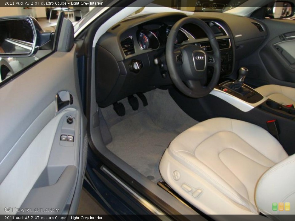 Light Grey Interior Prime Interior for the 2011 Audi A5 2.0T quattro Coupe #39034045
