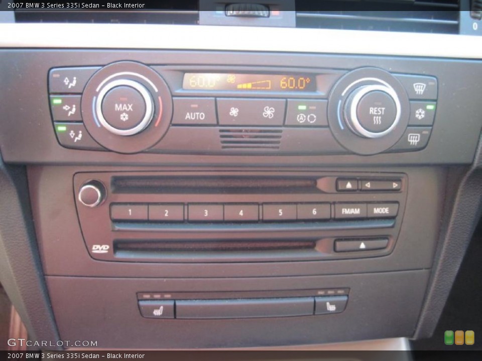Black Interior Controls for the 2007 BMW 3 Series 335i Sedan #39034109