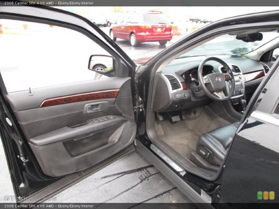 Ebony/Ebony Interior Photo for the 2008 Cadillac SRX 4 V6 AWD #39034550