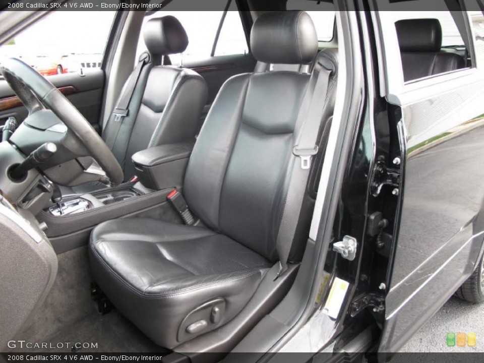 Ebony/Ebony Interior Photo for the 2008 Cadillac SRX 4 V6 AWD #39034566