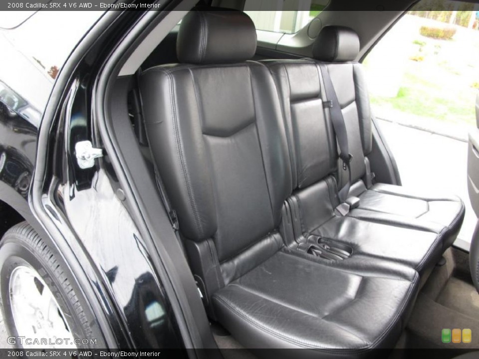 Ebony/Ebony Interior Photo for the 2008 Cadillac SRX 4 V6 AWD #39034602
