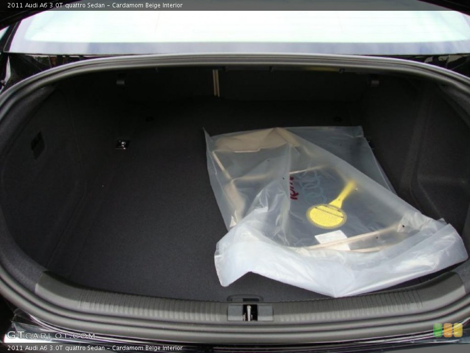 Cardamom Beige Interior Trunk for the 2011 Audi A6 3.0T quattro Sedan #39034686