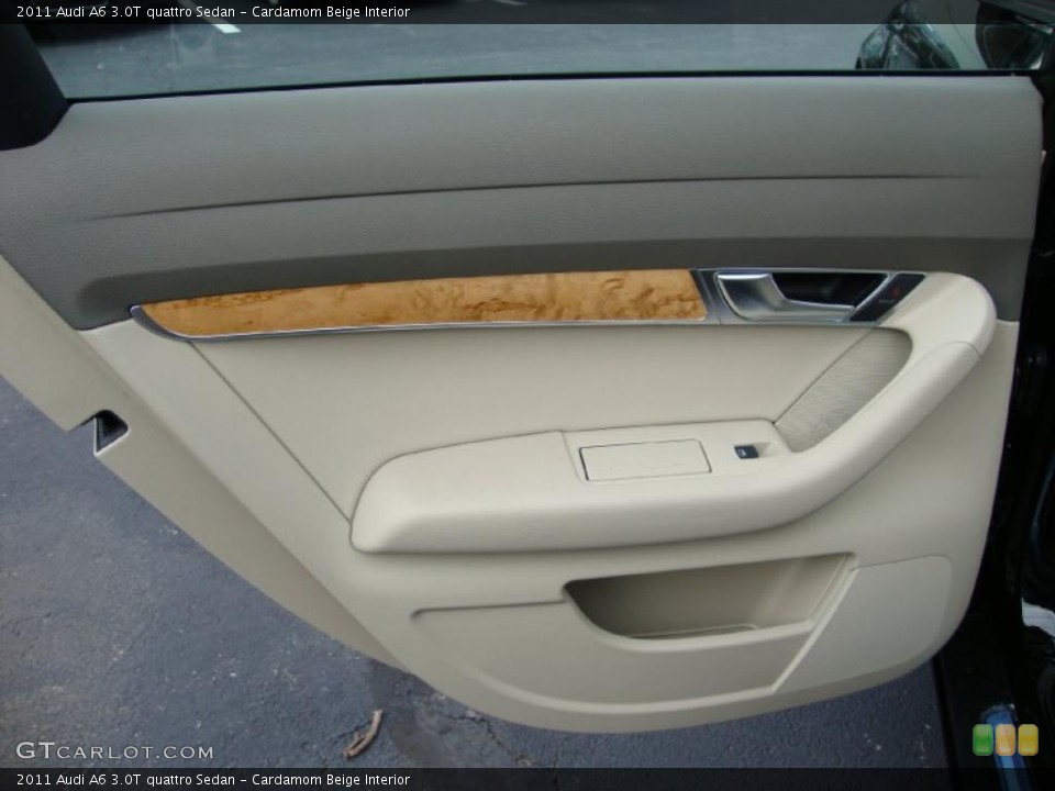 Cardamom Beige Interior Door Panel for the 2011 Audi A6 3.0T quattro Sedan #39034718