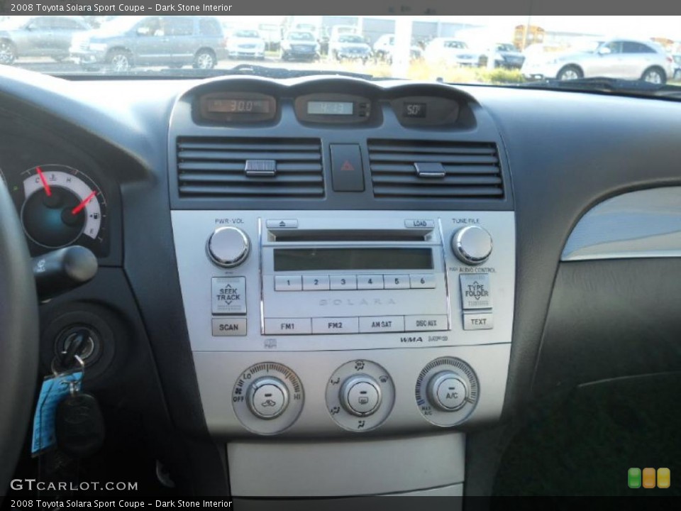 Dark Stone Interior Controls for the 2008 Toyota Solara Sport Coupe #39035991