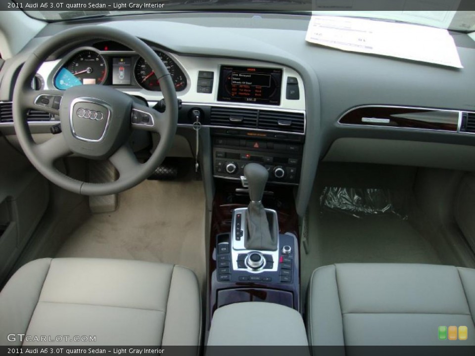 Light Gray Interior Dashboard for the 2011 Audi A6 3.0T quattro Sedan #39036487