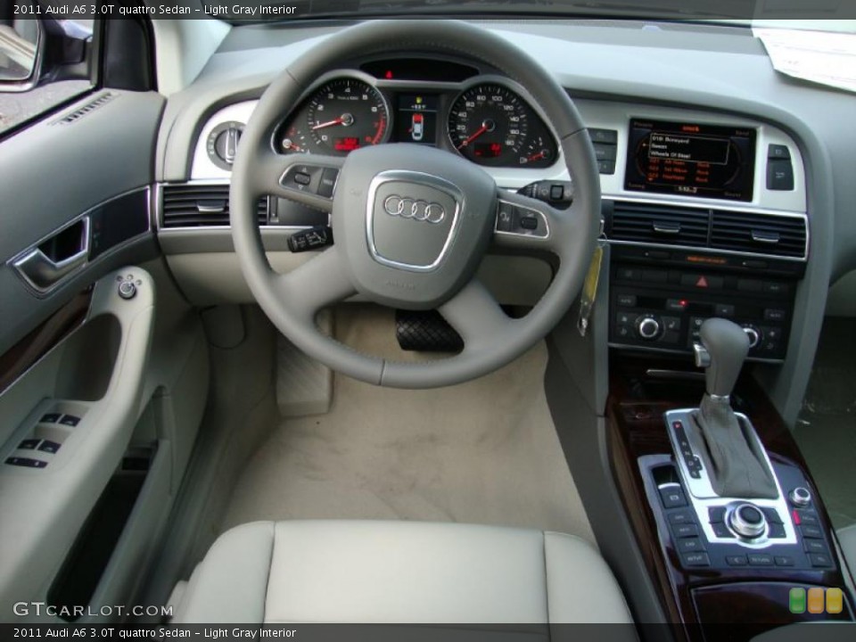 Light Gray Interior Dashboard for the 2011 Audi A6 3.0T quattro Sedan #39036503