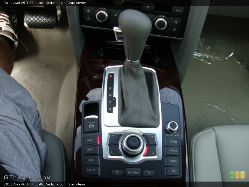 Light Gray Interior Transmission for the 2011 Audi A6 3.0T quattro Sedan #39036607
