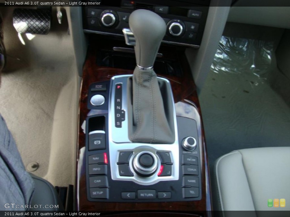 Light Gray Interior Transmission for the 2011 Audi A6 3.0T quattro Sedan #39037327