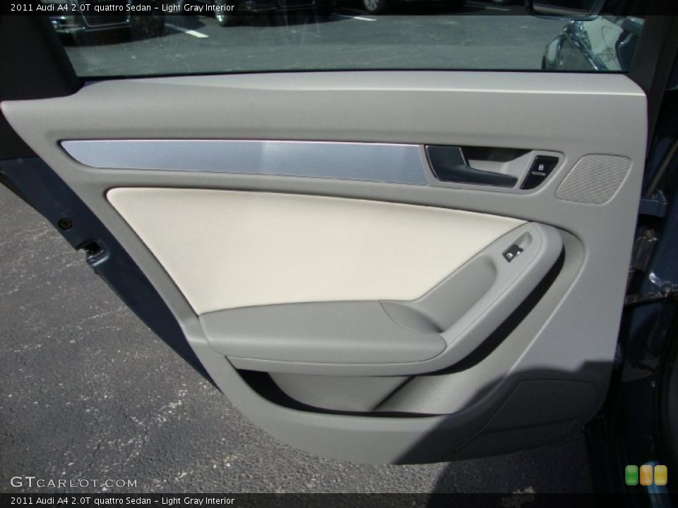 Light Gray Interior Door Panel for the 2011 Audi A4 2.0T quattro Sedan #39037783