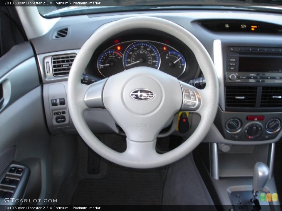 Platinum Interior Steering Wheel for the 2010 Subaru Forester 2.5 X Premium #39037923
