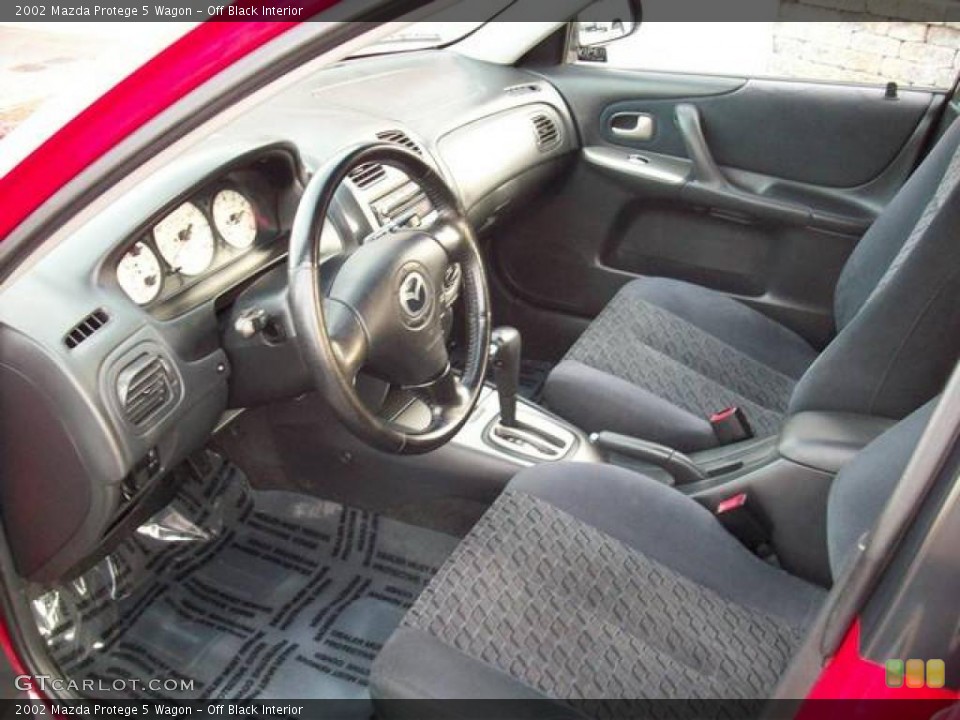 Off Black Interior Photo for the 2002 Mazda Protege 5 Wagon #39039571
