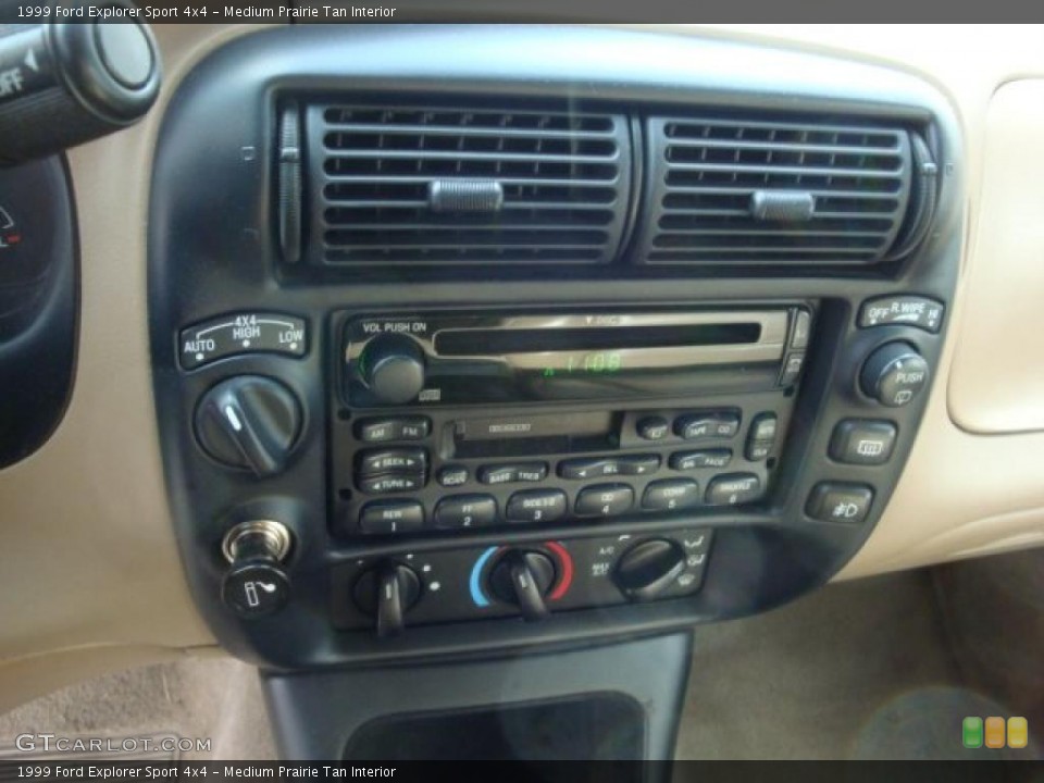 Medium Prairie Tan Interior Controls for the 1999 Ford Explorer Sport 4x4 #39041579