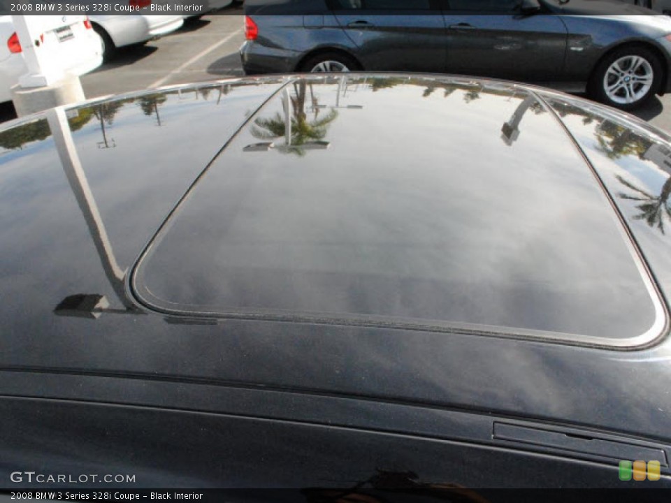 Black Interior Sunroof for the 2008 BMW 3 Series 328i Coupe #39042399