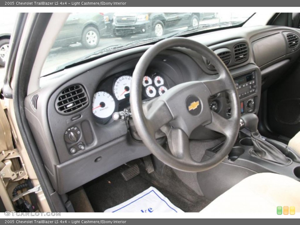 Light Cashmere/Ebony Interior Prime Interior for the 2005 Chevrolet TrailBlazer LS 4x4 #39042959