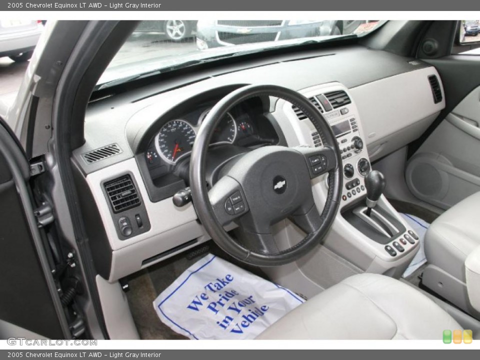 Light Gray Interior Prime Interior for the 2005 Chevrolet Equinox LT AWD #39043251