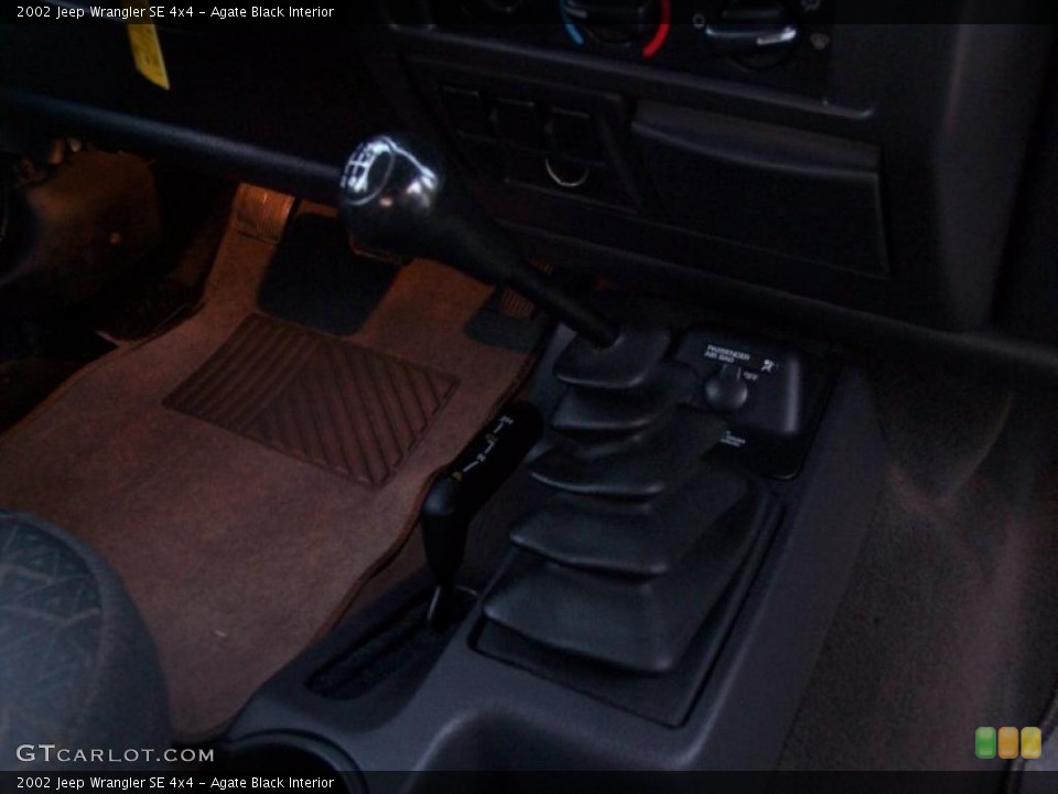 Agate Black Interior Transmission for the 2002 Jeep Wrangler SE 4x4 #39043431