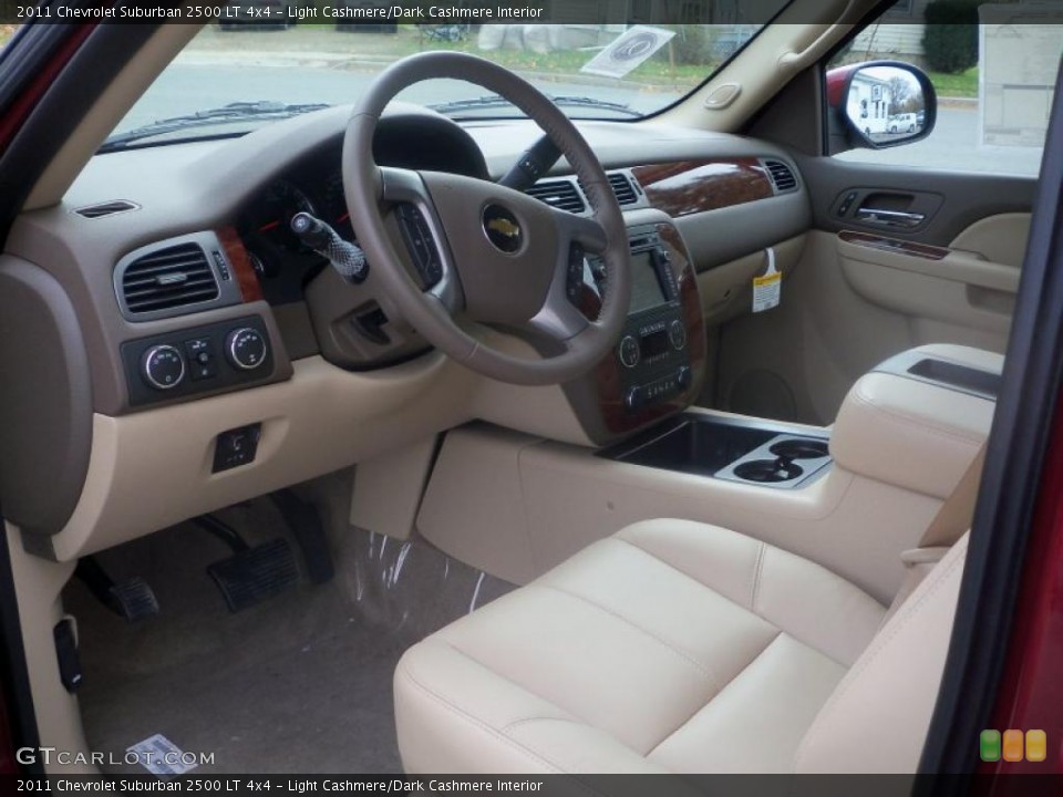 Light Cashmere/Dark Cashmere Interior Prime Interior for the 2011 Chevrolet Suburban 2500 LT 4x4 #39043579