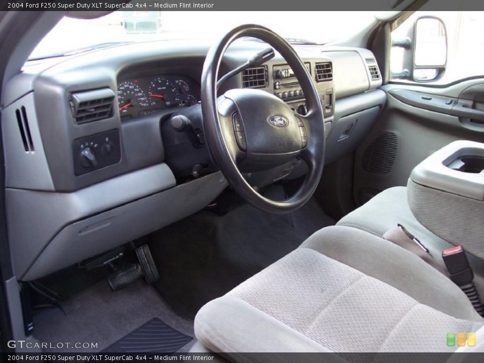 Medium Flint Interior Prime Interior for the 2004 Ford F250 Super Duty XLT SuperCab 4x4 #39044071