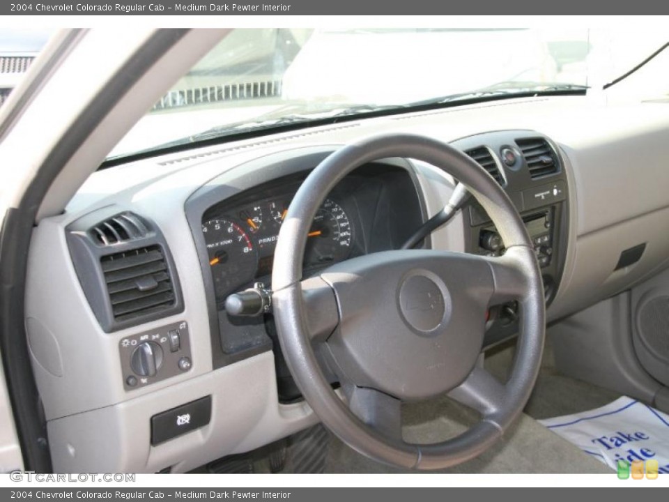 Medium Dark Pewter Interior Steering Wheel for the 2004 Chevrolet Colorado Regular Cab #39044107