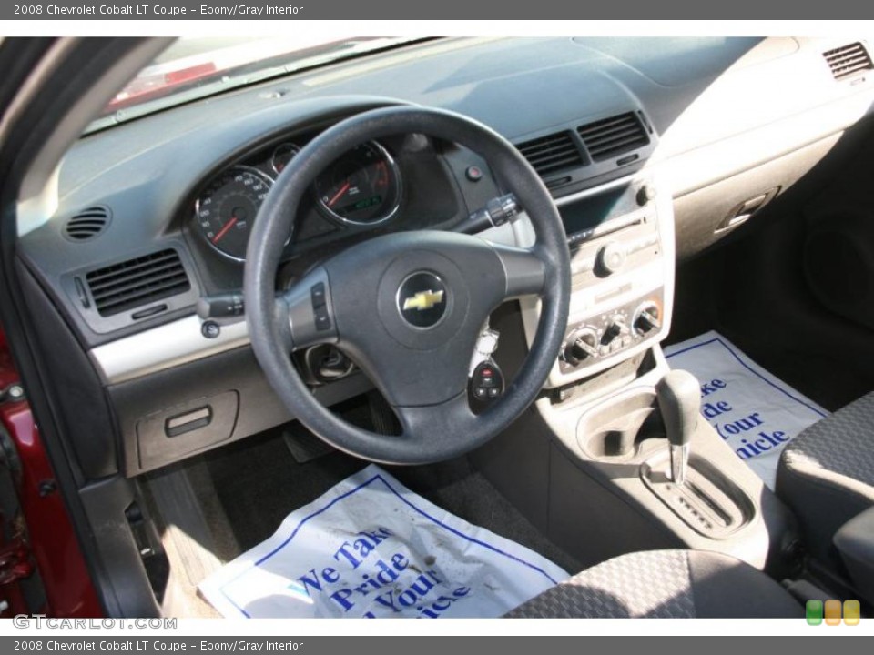 Ebony/Gray Interior Photo for the 2008 Chevrolet Cobalt LT Coupe #39045404