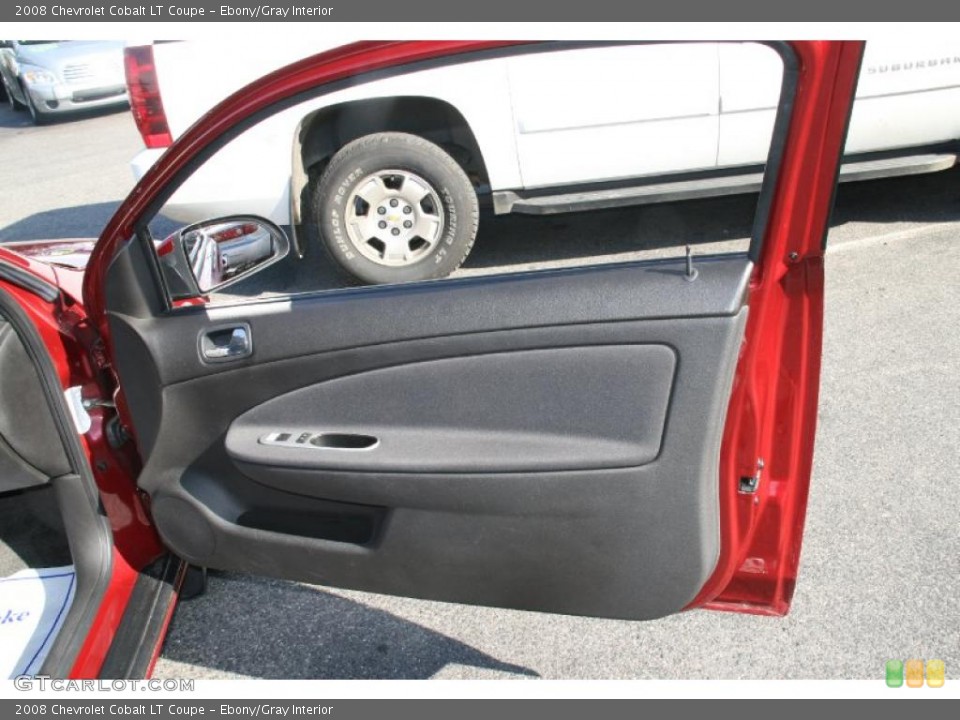 Ebony/Gray Interior Door Panel for the 2008 Chevrolet Cobalt LT Coupe #39045440