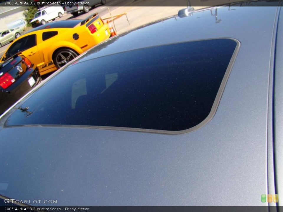 Ebony Interior Sunroof for the 2005 Audi A4 3.2 quattro Sedan #39046004