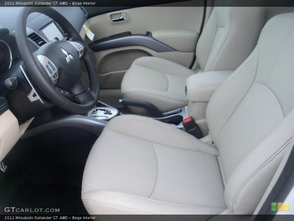 Beige Interior Photo for the 2011 Mitsubishi Outlander GT AWD #39047048
