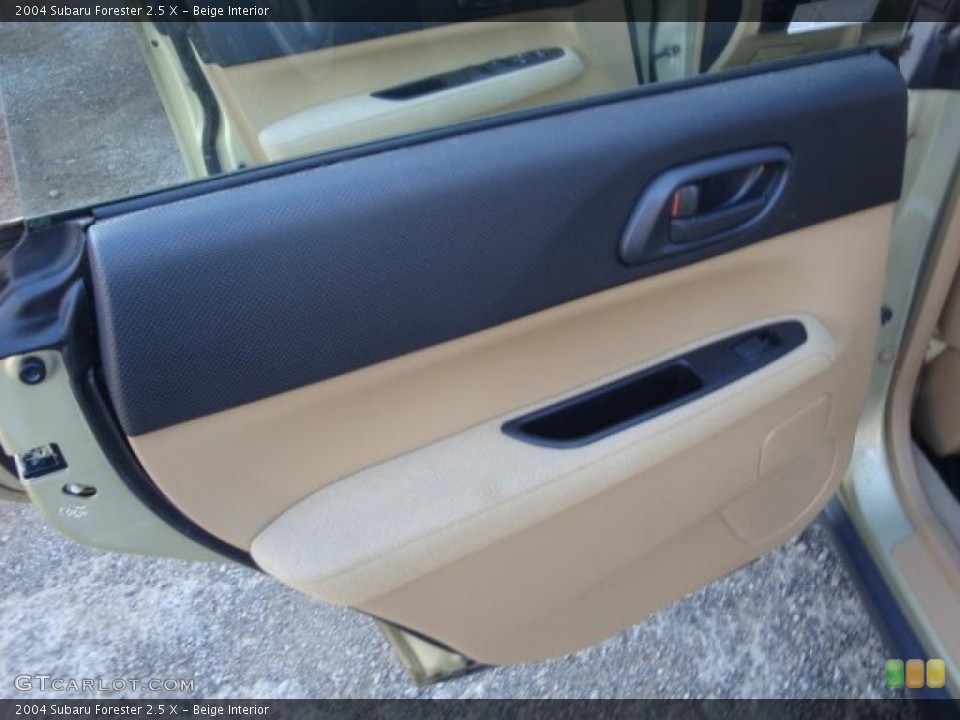 Beige Interior Door Panel for the 2004 Subaru Forester 2.5 X #39048428