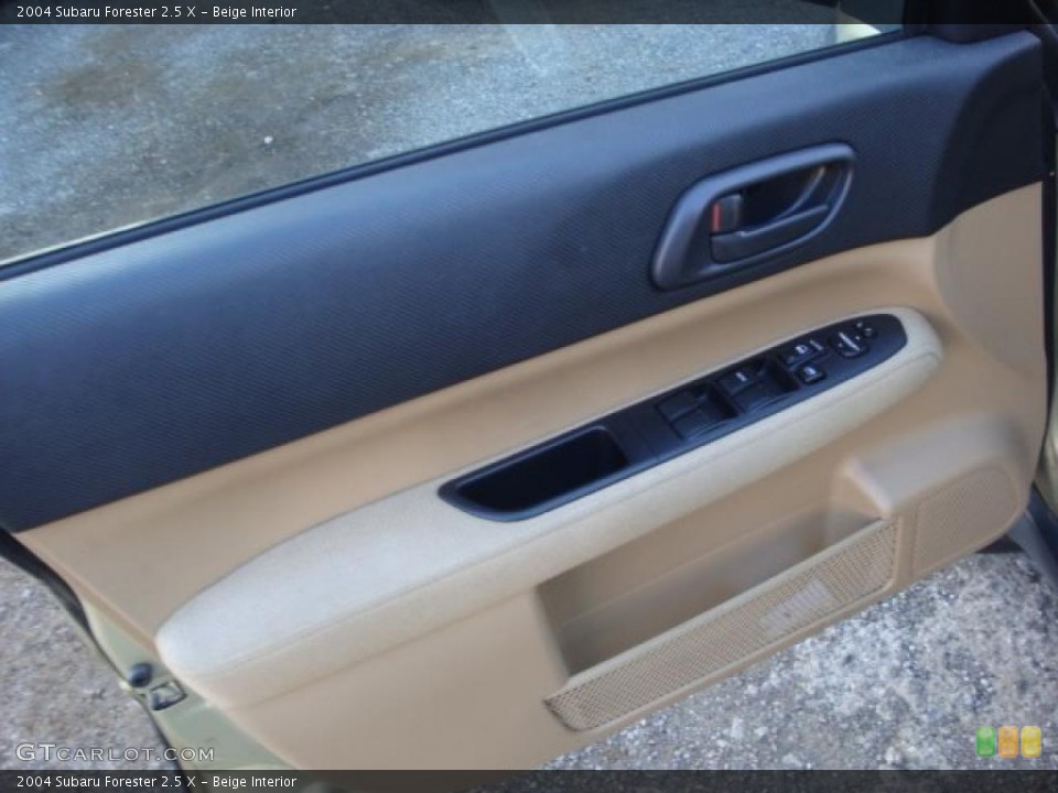 Beige Interior Door Panel for the 2004 Subaru Forester 2.5 X #39048444