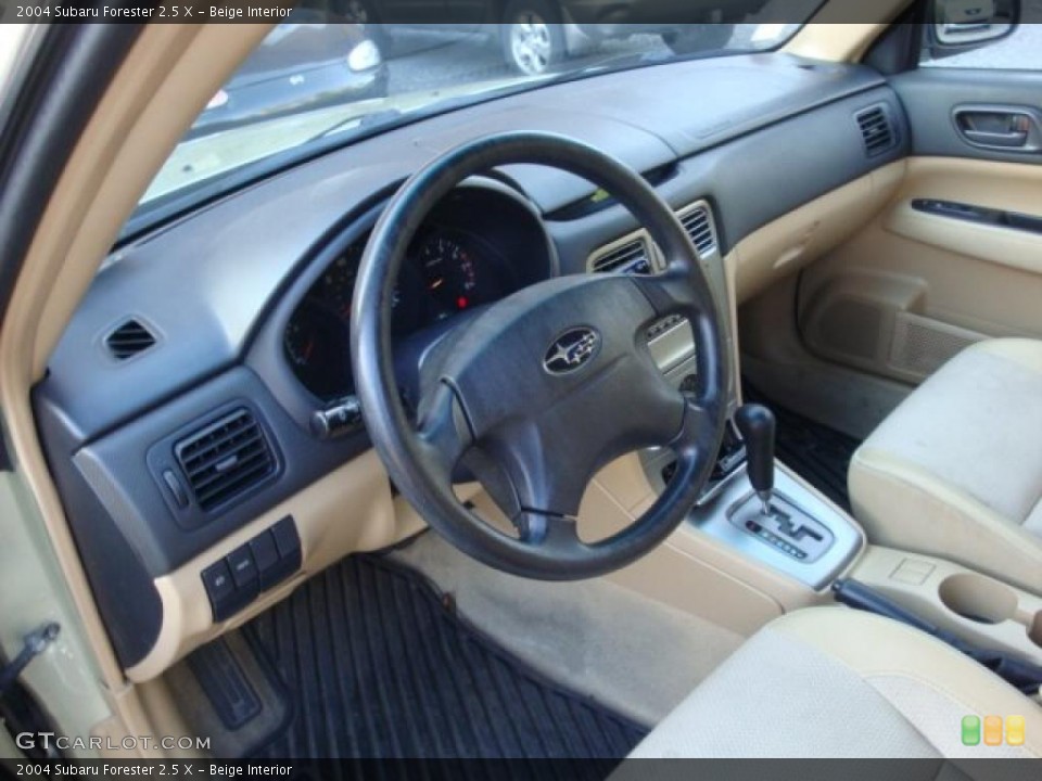 Beige Interior Prime Interior for the 2004 Subaru Forester 2.5 X #39048472