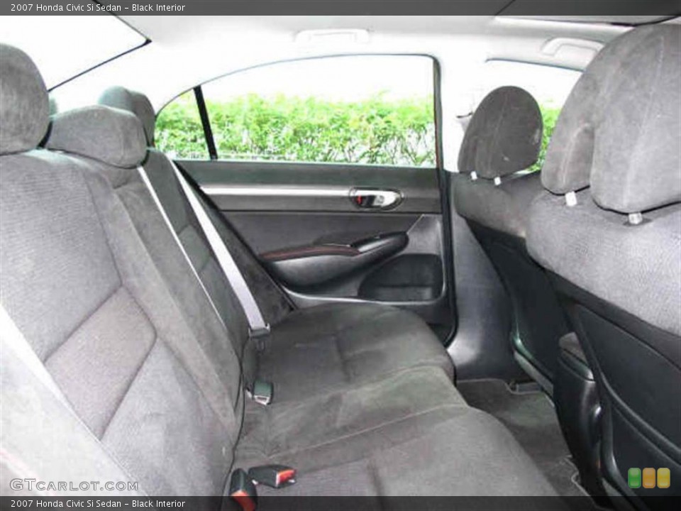 Black Interior Photo for the 2007 Honda Civic Si Sedan #39048568