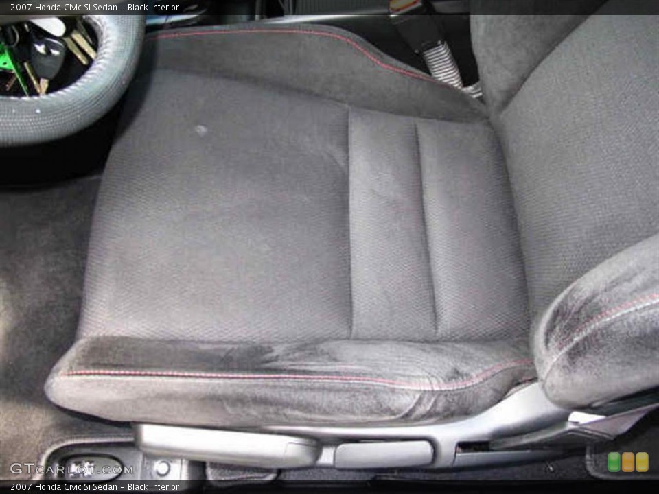 Black Interior Photo for the 2007 Honda Civic Si Sedan #39048580