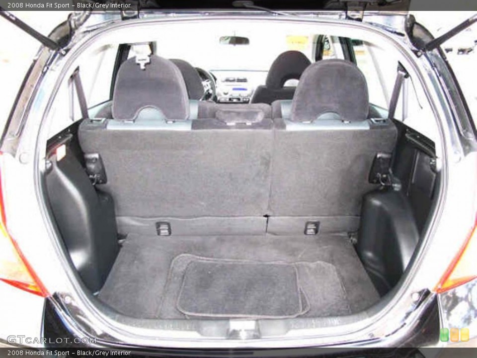 Black/Grey Interior Trunk for the 2008 Honda Fit Sport #39048901